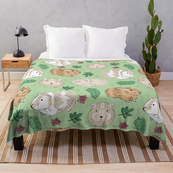 Item preview, Guinea pig pattern flower leaves designed and sold by VickyCloset.