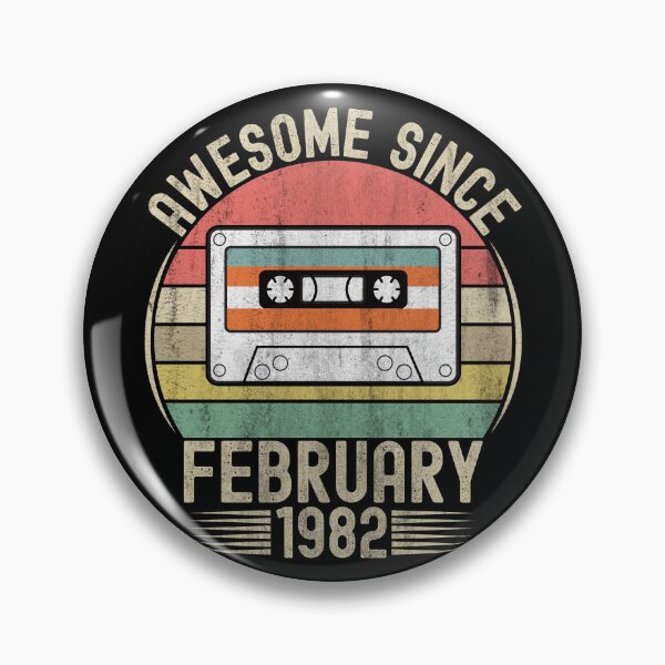 Item preview, 40 Year Old Awesome Since February 1982 Gifts 40th Birthday T-Shirt  designed and sold by KGN  CREATIVITY.