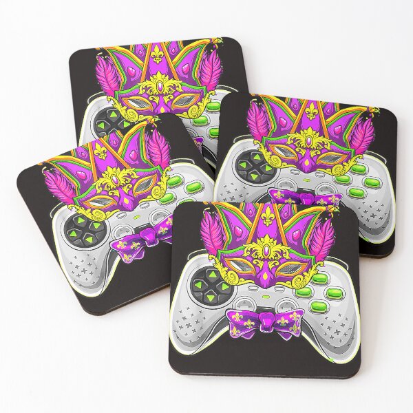 Item preview, Gamer Controller Mardi Gras Games Festival Kids Boys Men designed and sold by JodyBoling.