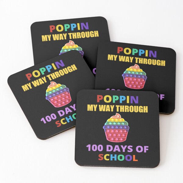 Item preview,  Popping My Way Through 100 Days Of School,cupcake, valentines day for teachers designed and sold by GulQari.