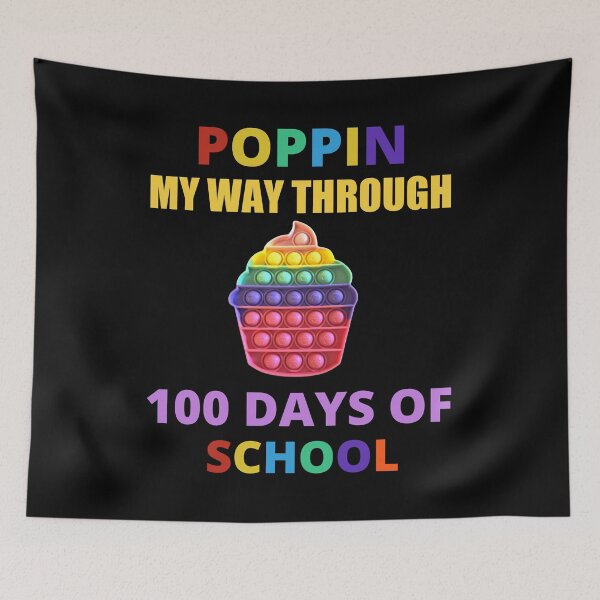 Item preview,  Popping My Way Through 100 Days Of School,cupcake, valentines day for teachers designed and sold by GulQari.