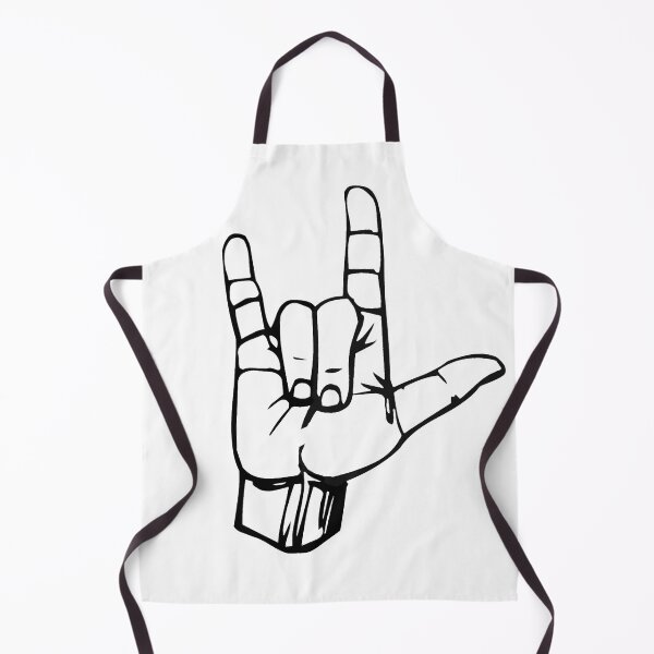 Item preview, Hand I Love You ILY Sign Language Symbol Gesture designed and sold by MadEDesigns.