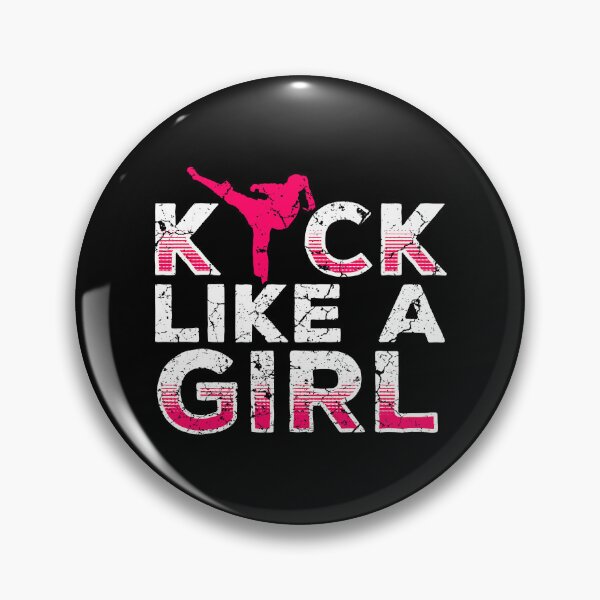 Item preview, I Kick Like A Girl - Karate Kickboxing Girl designed and sold by richardmatthew.