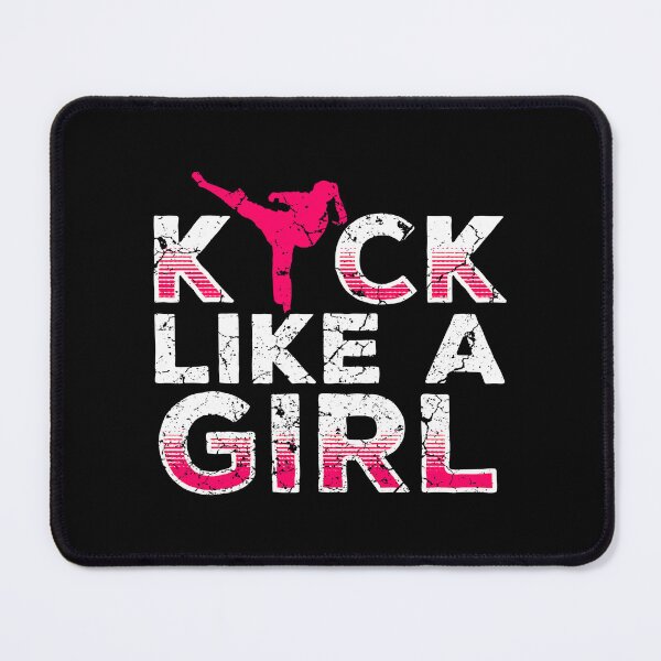 Item preview, I Kick Like A Girl - Karate Kickboxing Girl designed and sold by richardmatthew.