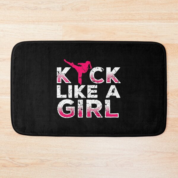 Item preview, I Kick Like A Girl - Karate Kickboxing Girl designed and sold by richardmatthew.