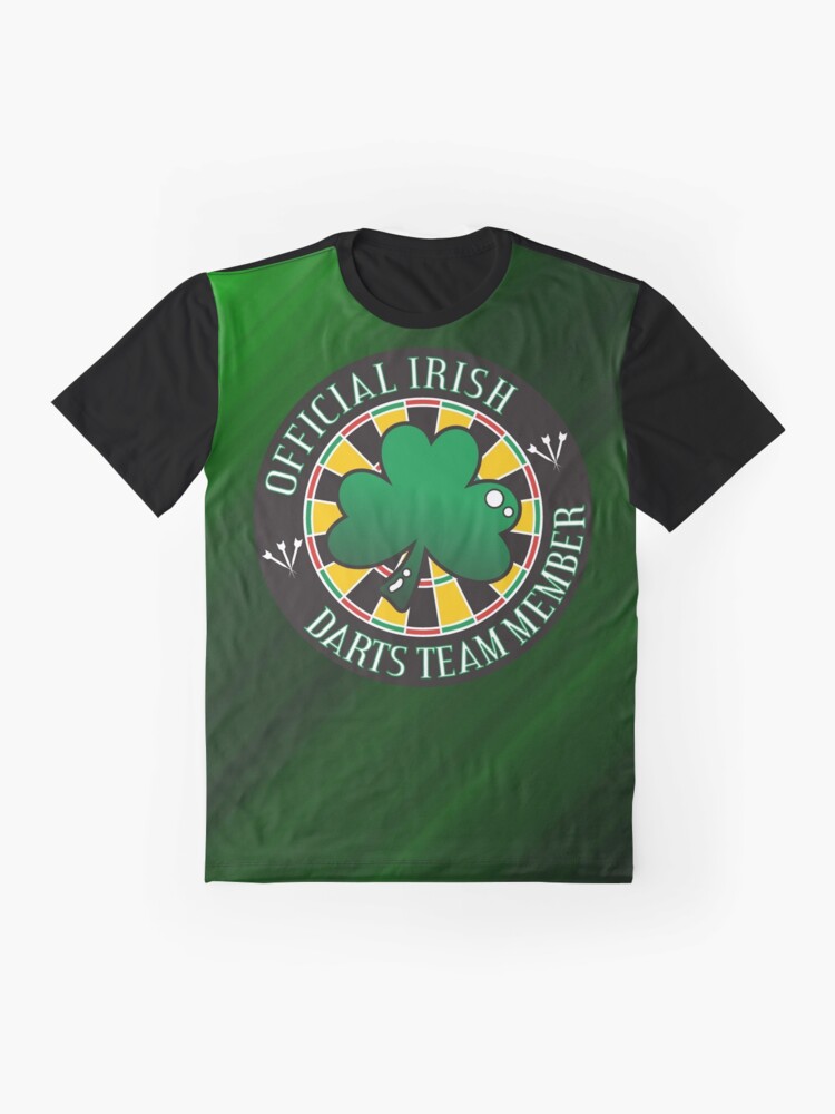 Alternate view of Official Irish Darts Team Member Graphic T-Shirt