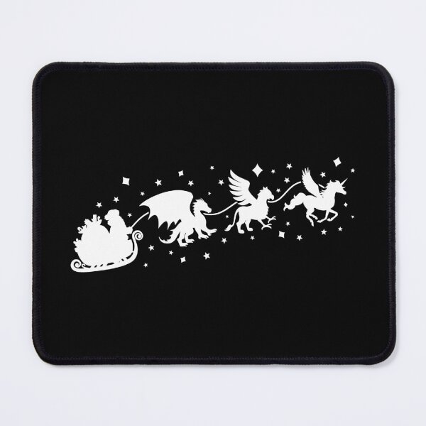 Item preview, Santa's Sleigh Pulled by Mythical Creatures designed and sold by murkyswamp.