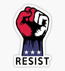 Say NO to Political Corruption in the USA Fight Resistance Sticker