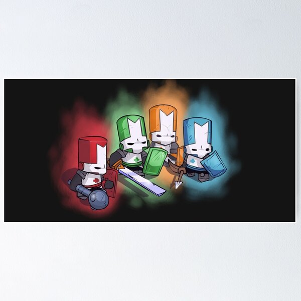 Castle Crashers pixelart - Indie Games - Posters and Art Prints