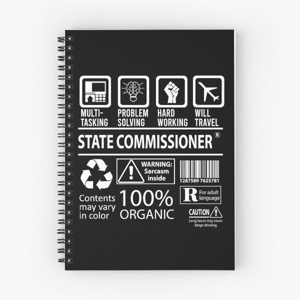 Item preview, State Commissioner T Shirt - MultiTasking Certified Job Gift Item Tee designed and sold by oslandefren.
