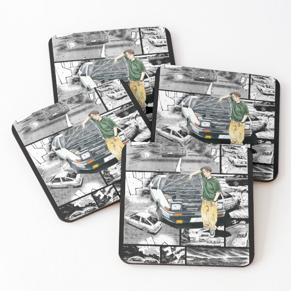 Item preview, Initial D Takumi Fujiwara - Manga Wall Design (Version 1) Classic designed and sold by griffithsiwcla.