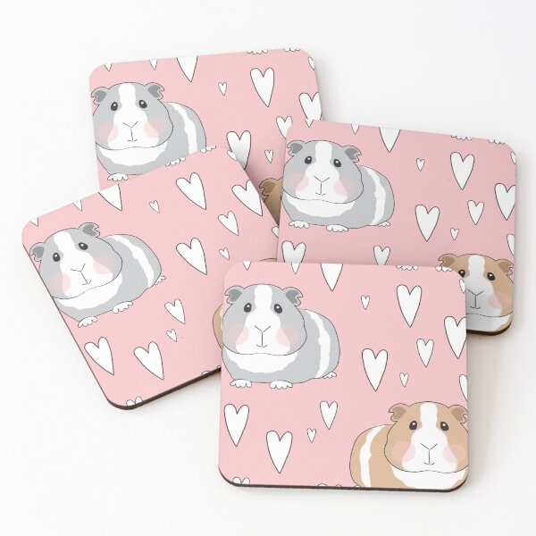 Item preview, Guinea pig with heart on pink designed and sold by VickyCloset.