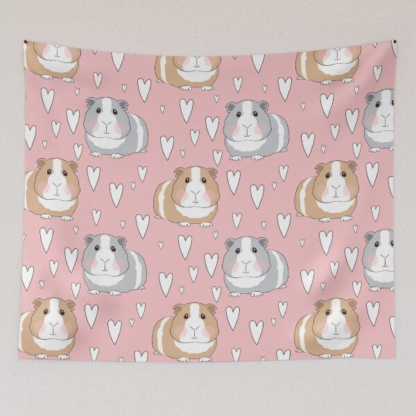 Item preview, Guinea pig with heart on pink designed and sold by VickyCloset.