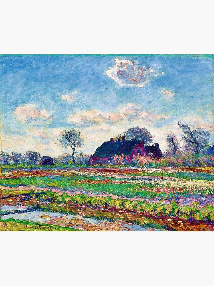 Claude Monet S Tulip Fields At Sassenheim Famous Painting Photographic Print By