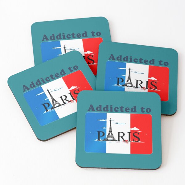 Item preview, addicted to paris art         designed and sold by SugarButtShops.