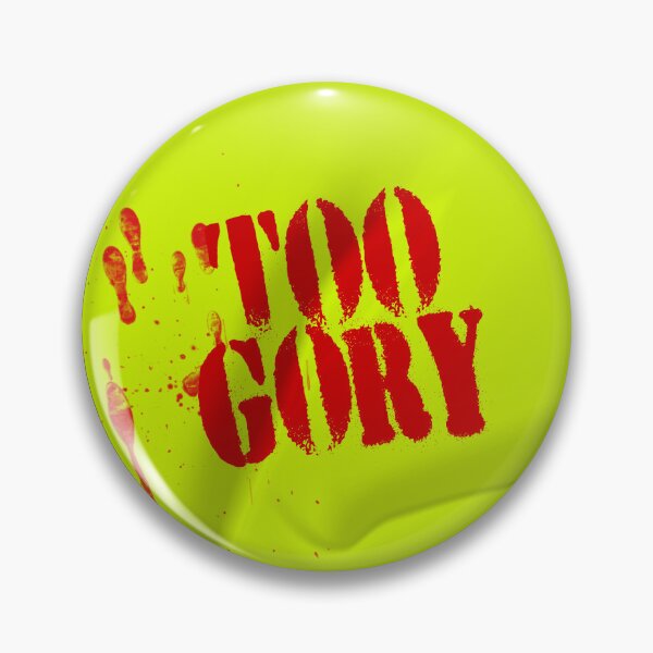 Item preview, Too Gory Retro VHS Sticker designed and sold by wildeyemovies.