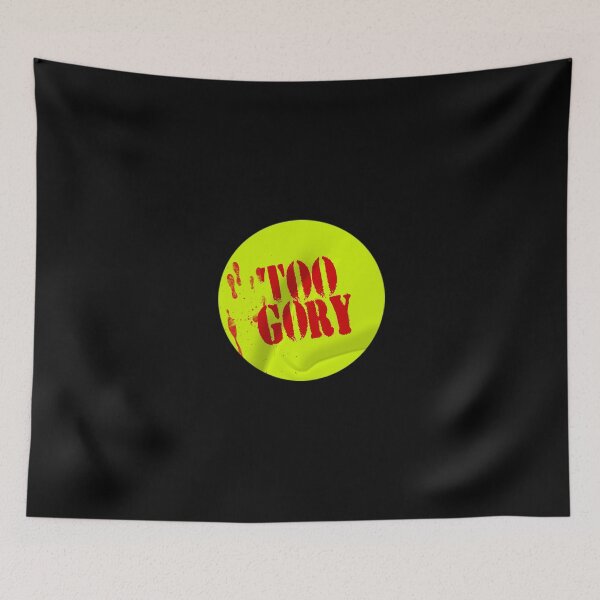 Item preview, Too Gory Retro VHS Sticker designed and sold by wildeyemovies.