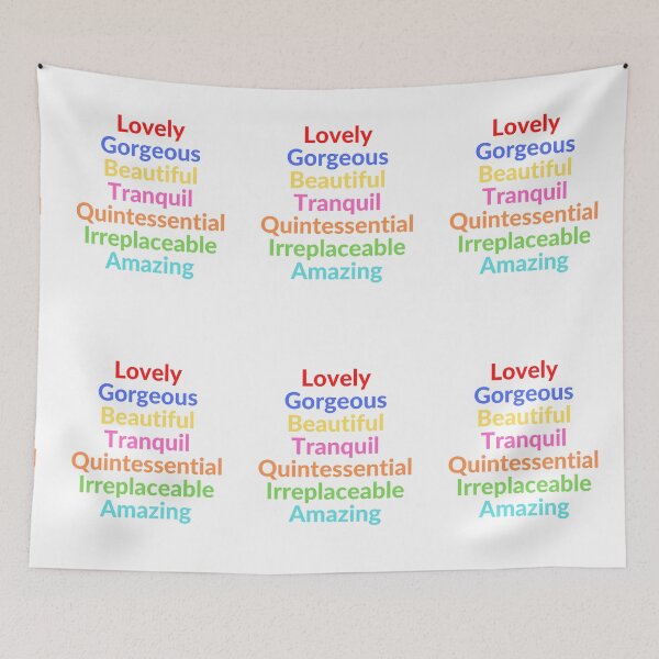 Item preview, Lovely Gorgeous Beautiful Tranquil Quintessential Irreplaceable Amazing designed and sold by RobbiesMusic.