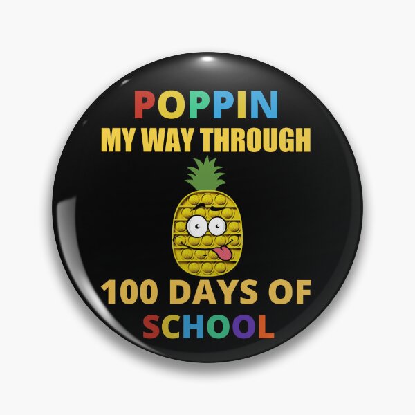 Item preview, Popping My Way Through 100 Days Of School, Pineapple, valentines day for teachers designed and sold by GulQari.