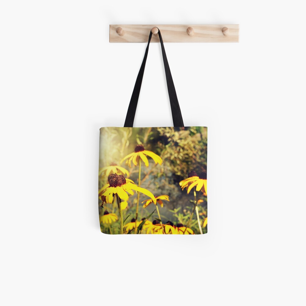 Sun-Drenched Flowers In Central Park Tote Bag