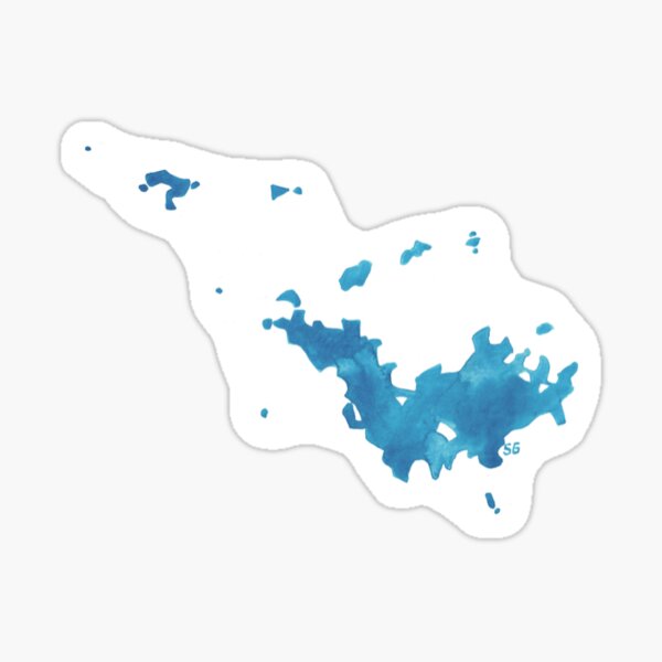 Saint Barts Outline Map