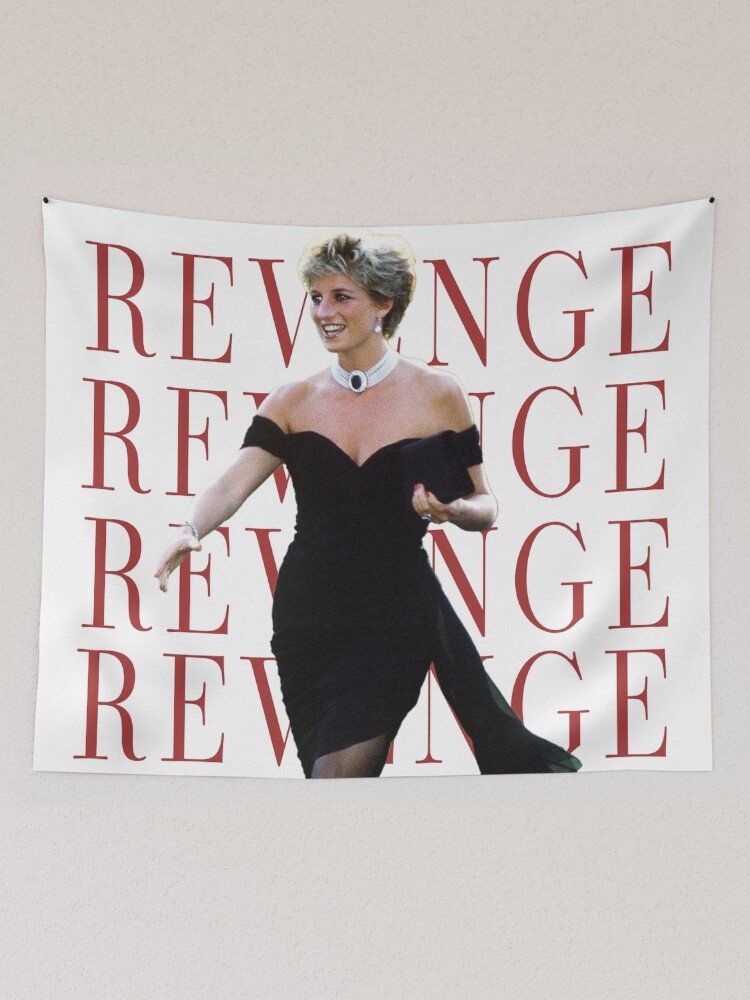 Princess Diana Revenge Dress Design" Tapestry for Sale by callmesewer |  Redbubble