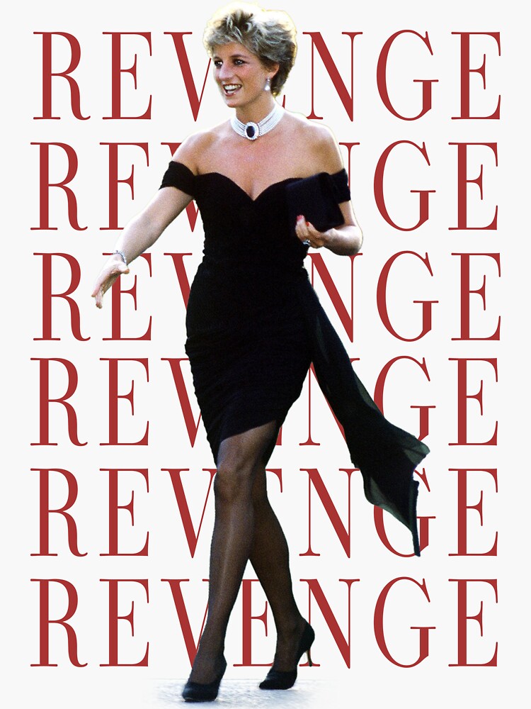 open lace back dress Oedrtqi Princess Diana Revenge Dress Poster Funny Metal Tin Sign for Home  Kitchen Bar Room Garage Decor 8