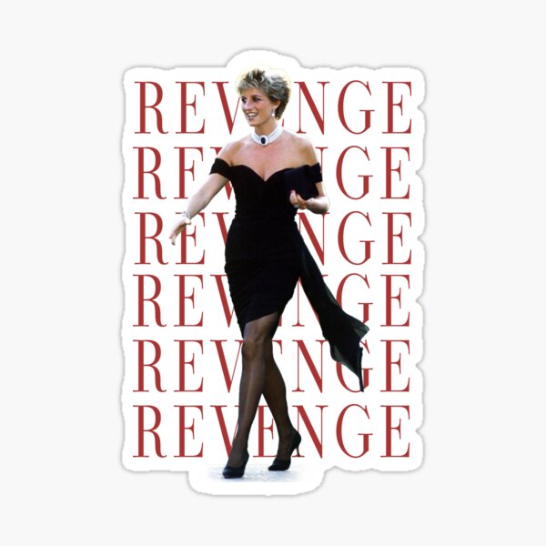 Princess Diana Revenge Dress Design Sticker