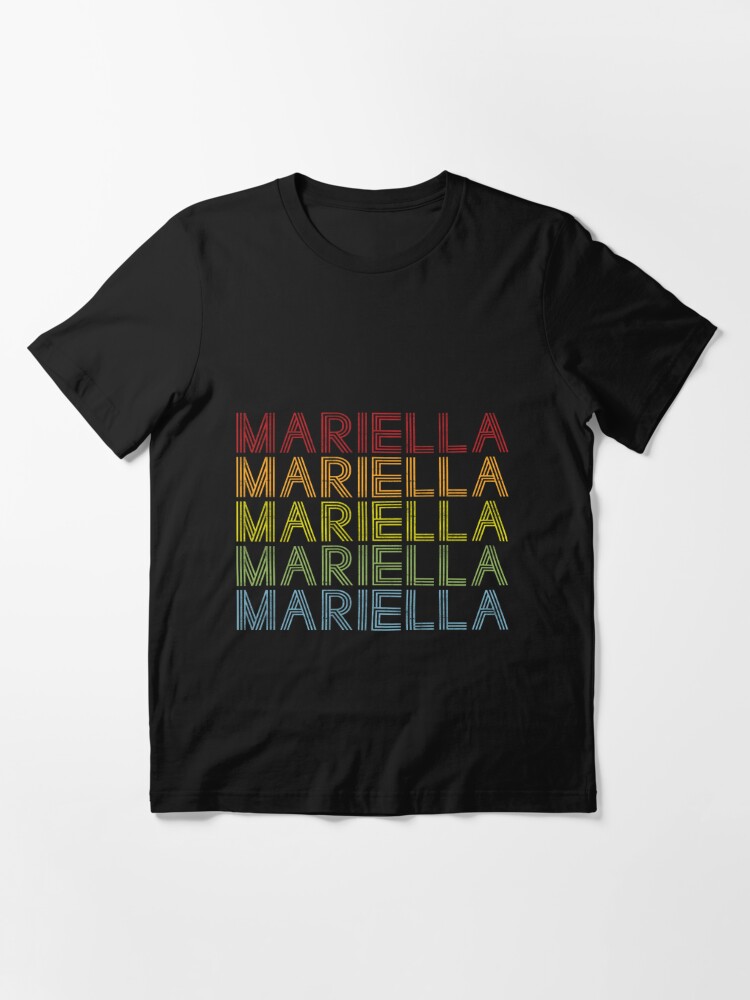 Mariella Name T Shirt - Mariella Vintage Retro Mariella Name Gift Item Tee  Essential T-Shirt for Sale by buesszulema