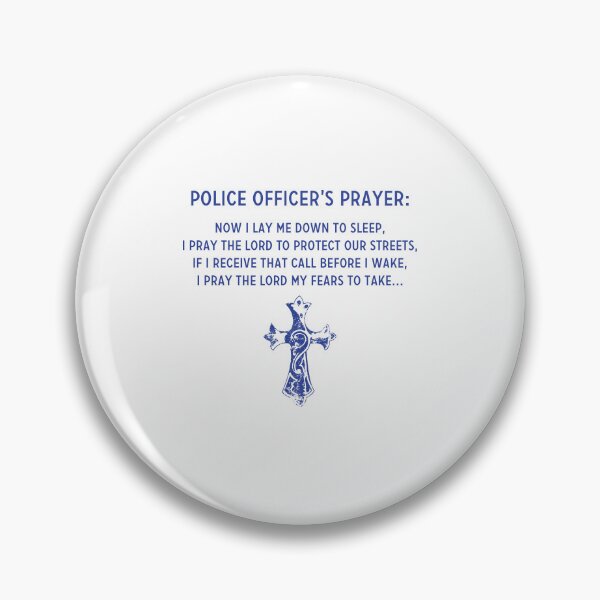 Item preview, Police officer prayer designed and sold by Zexten.