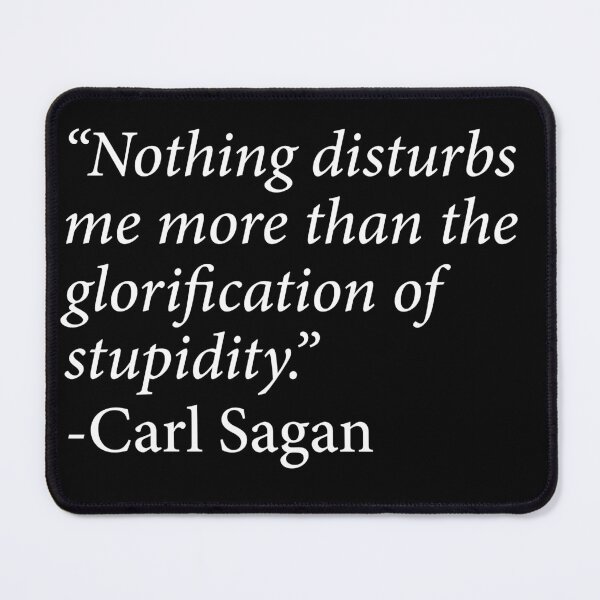 Item preview, Carl Sagan Quote designed and sold by Texterns.
