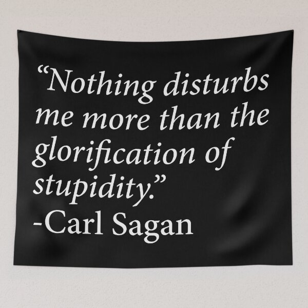Item preview, Carl Sagan Quote designed and sold by Texterns.