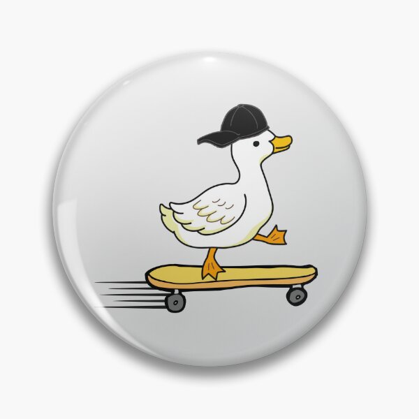 Item preview, Skateboarding duck  designed and sold by ImperialRose.