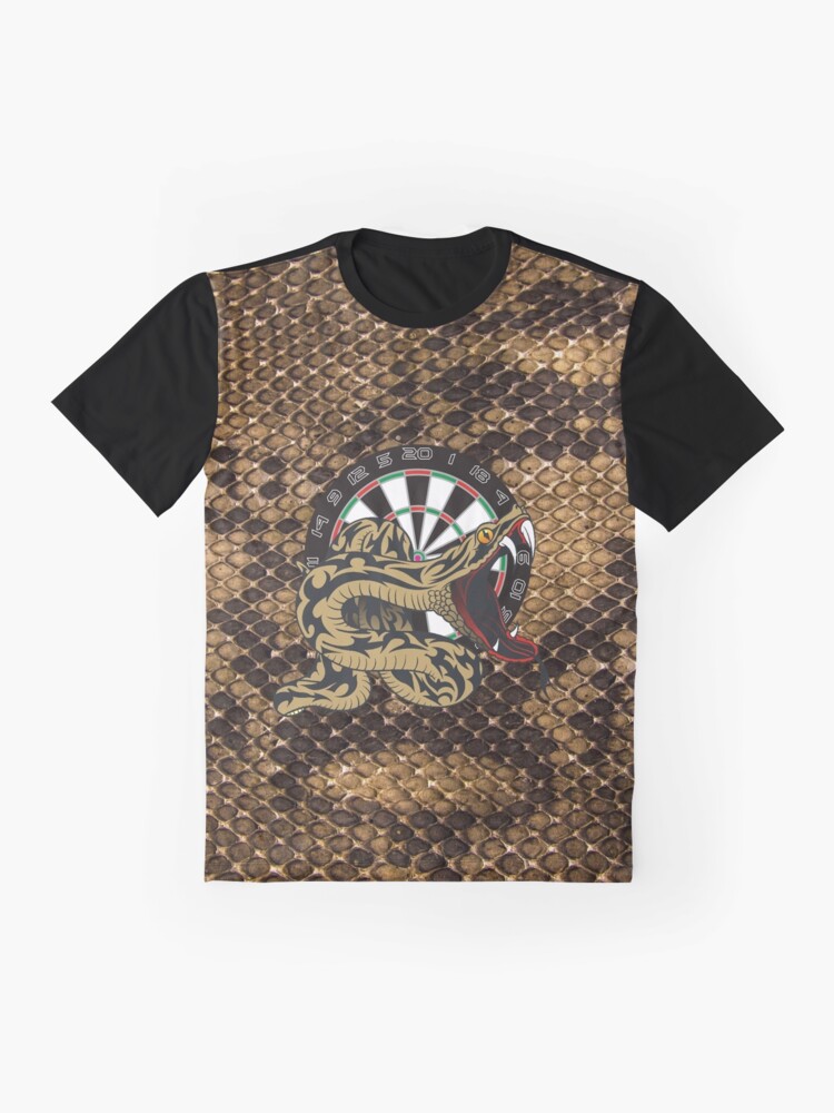 Alternate view of Intimidarters Snakeskin Darts Shirt Graphic T-Shirt