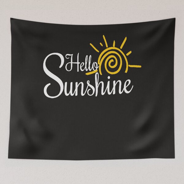 Item preview, Hello Sunshine Letters Print designed and sold by CalvinShort.