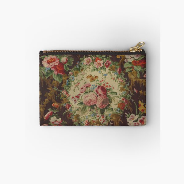Item preview, Roses and Other Flowers on a Mossy Background. designed and sold by CatbellyDesigns.