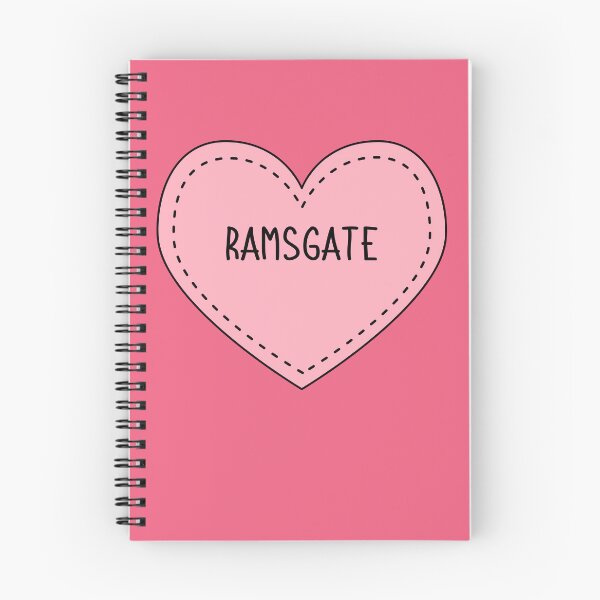 Item preview, Ramsgate Kent England Cute Pink Heart British UK designed and sold by cashewdays.