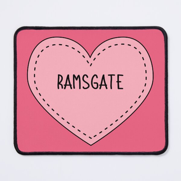 Item preview, Ramsgate Kent England Cute Pink Heart British UK designed and sold by cashewdays.