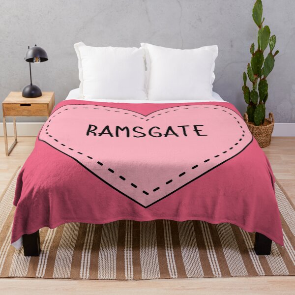 Item preview, Ramsgate Kent England Cute Pink Heart British UK designed and sold by cashewdays.