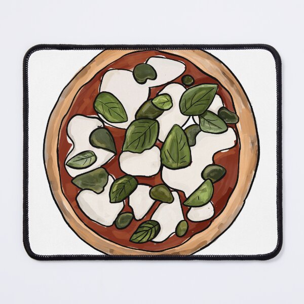 Item preview, margherita pizza designed and sold by AdaMayArt.