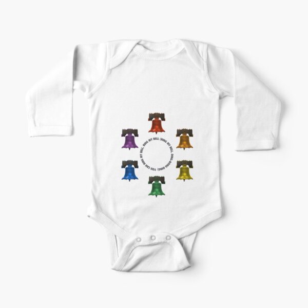 Ring My Bells Long Sleeve Baby One-Piece