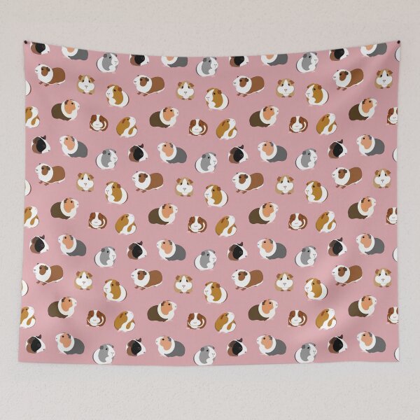 Item preview, Cute Little Guinea Pigs On Pink designed and sold by Mnightsa.