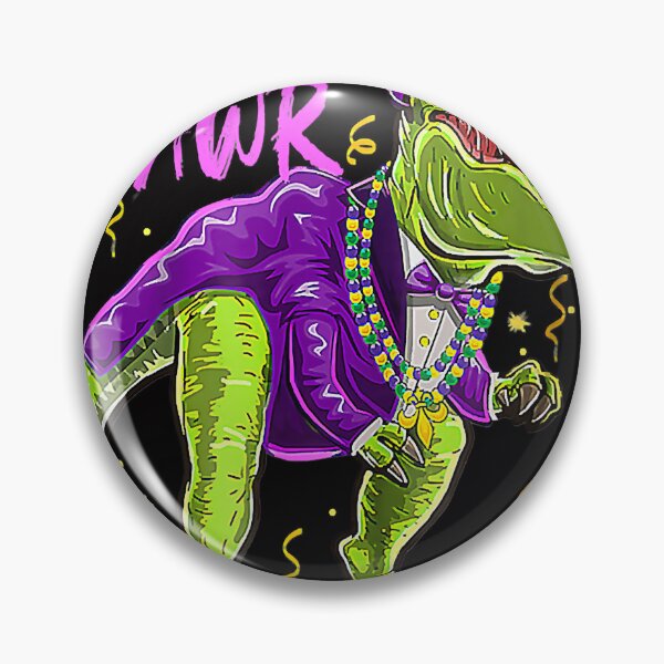 Item preview, Mardi Grawr T-Rex Dinosaur Dino Mardi Gras Kids Boys Toddler designed and sold by DanielDutkosky.
