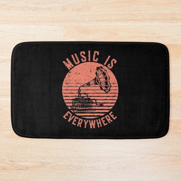 Item preview, Music Is Everywhere Classic Retro Vinyl designed and sold by enbrata.