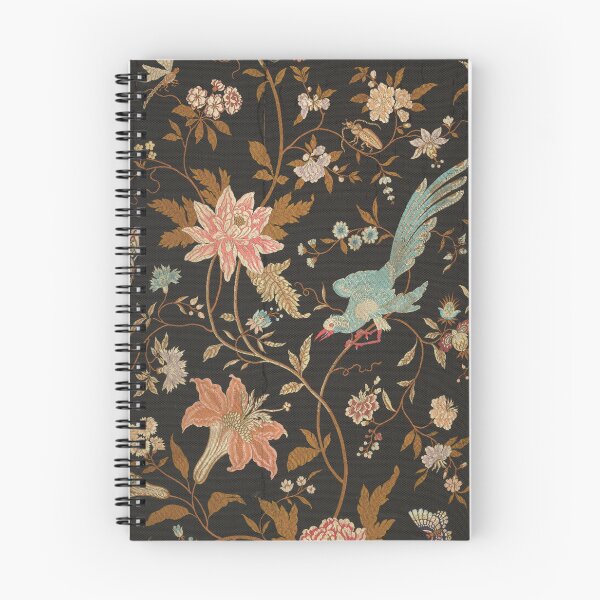 Item preview, Flowers on Vine with Blue Birds designed and sold by CatbellyDesigns.