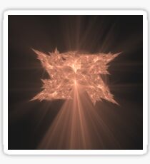 Folding Leaf On The Tree of Knowledge | Fractal Art Sticker