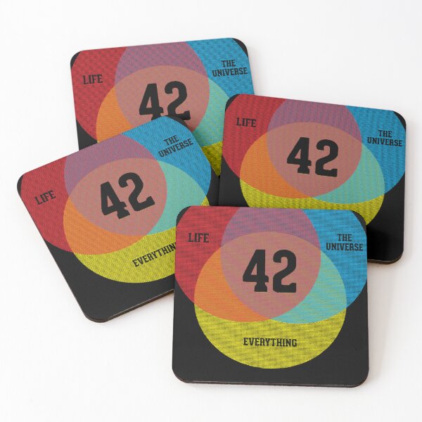 Item preview, Venn Diagram Life, the Universe & Everything Essential designed and sold by chelseaeudre.
