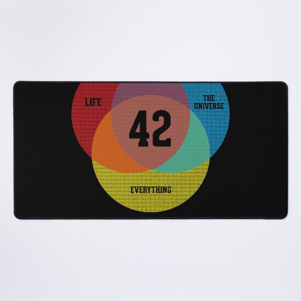 Item preview, Venn Diagram Life, the Universe & Everything Essential designed and sold by chelseaeudre.