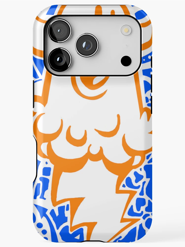 Thumbnail 1 of 4, iPhone Case, orange ghost designed and sold by Rbeamo.