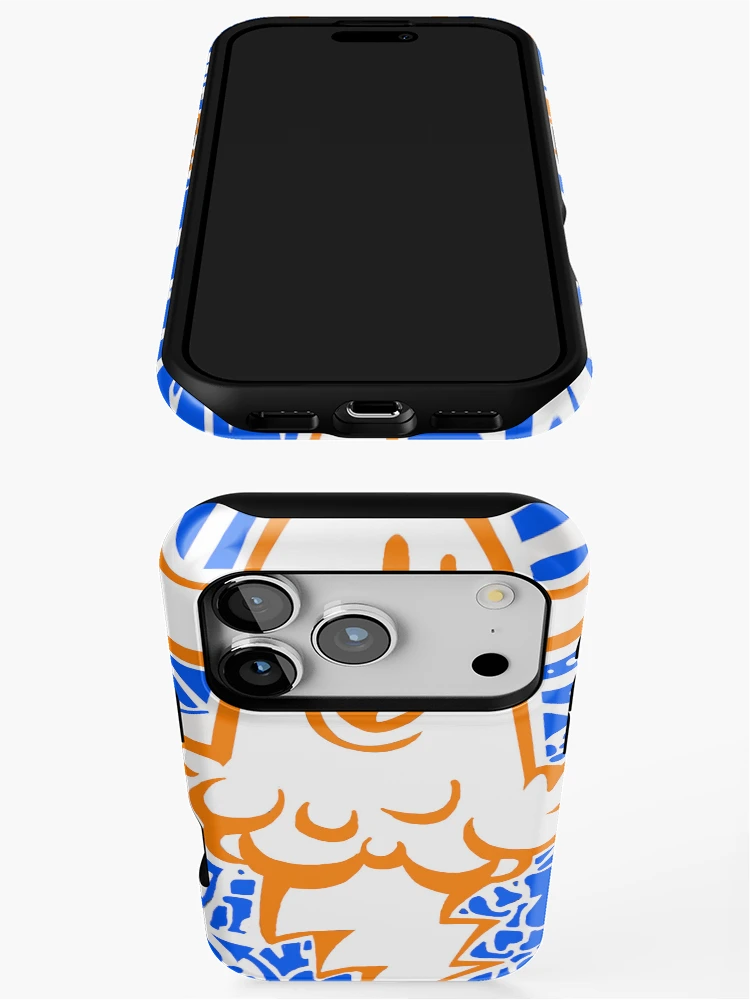 Thumbnail 3 of 4, iPhone Case, orange ghost designed and sold by Rbeamo.